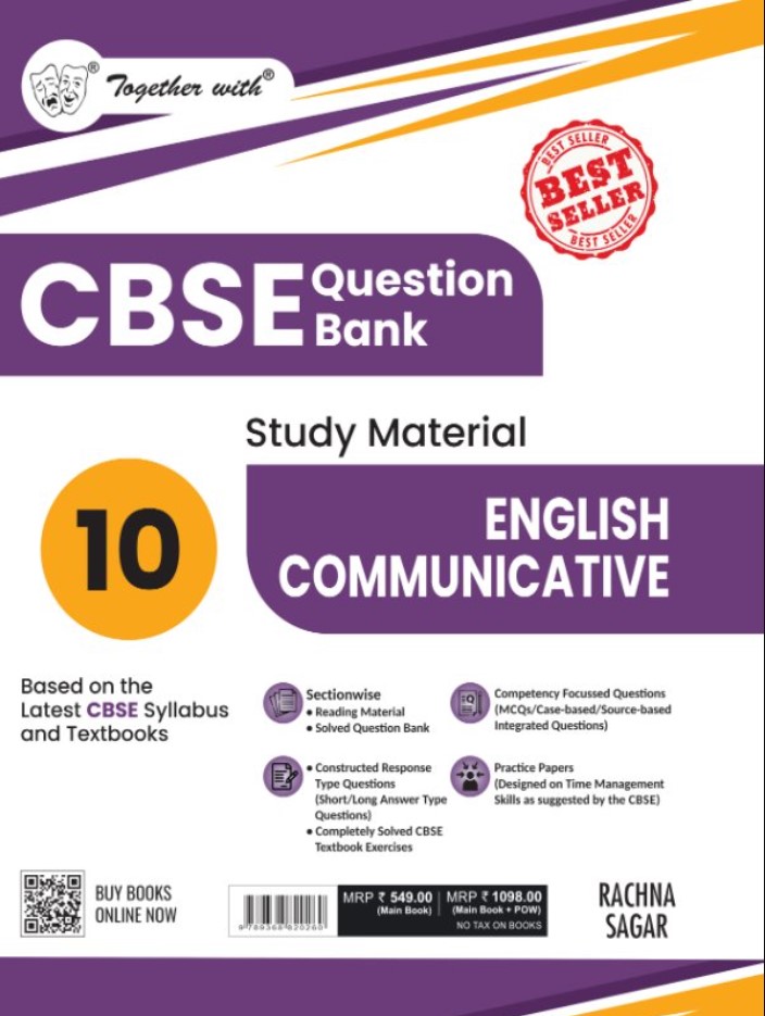 Together with CBSE Class 10 English Communicative Question Bank  or  Study Material 2025-2026 (Based on the latest Syllabus)